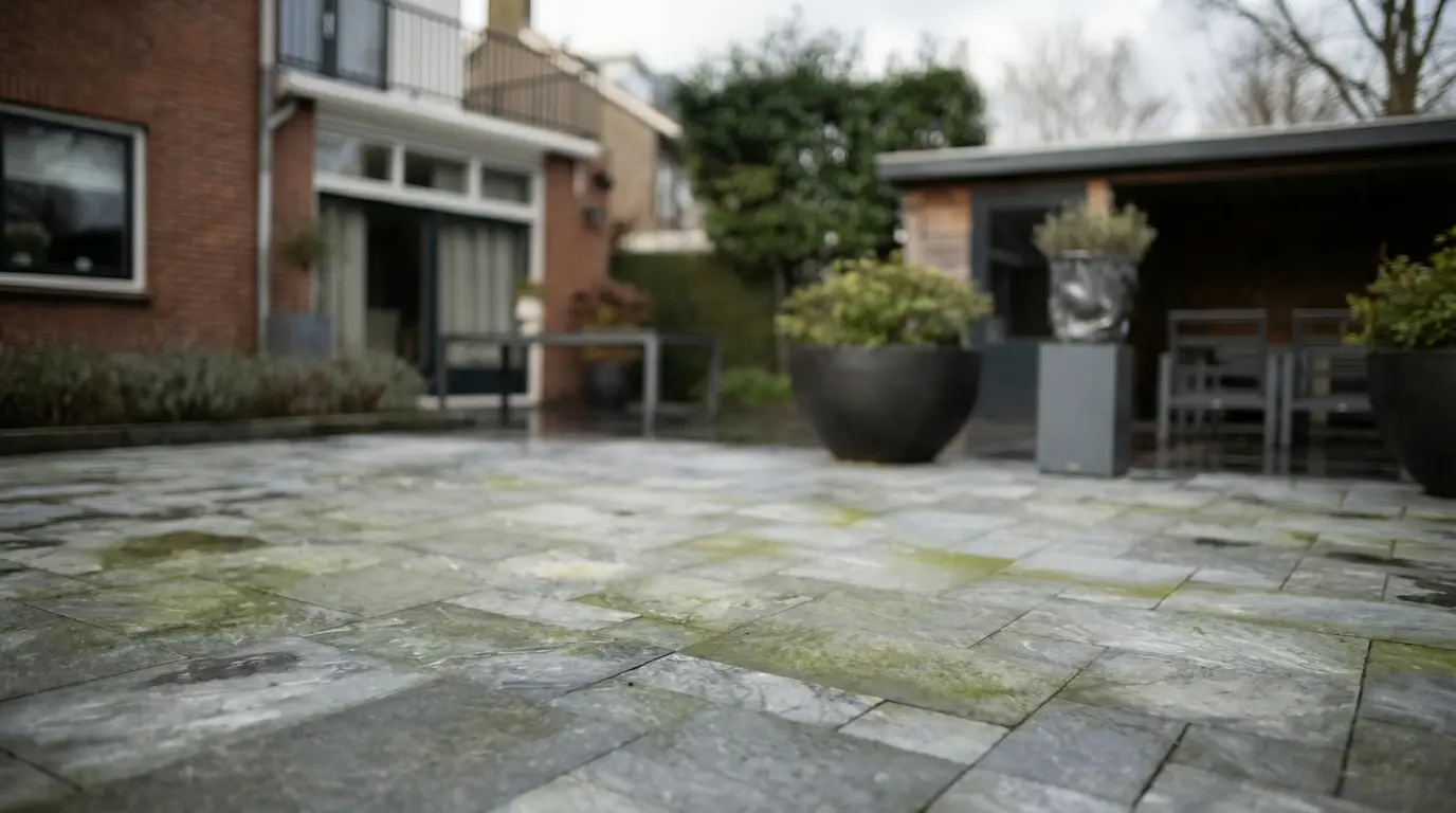 Situatie voor reiniging